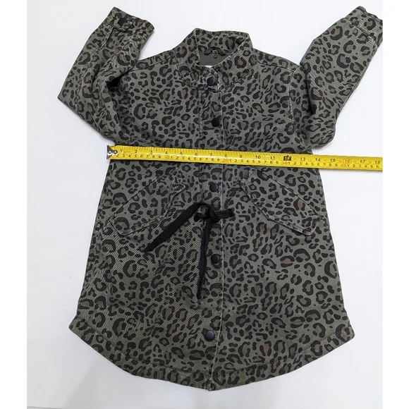 ZARA GIRLS Animal Print Jacket With Removable Inner Vest Size 5